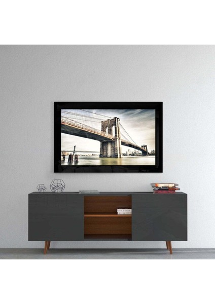 Brooklyn Köprüsü Cam Tablo fırsatları