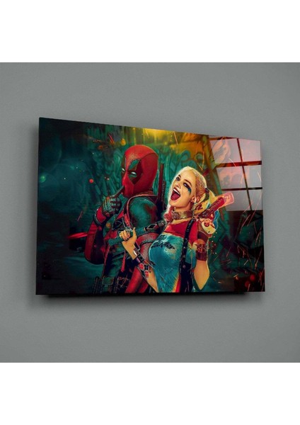 Harley Quinn ve Deadpool Cam Tablo fiyatları