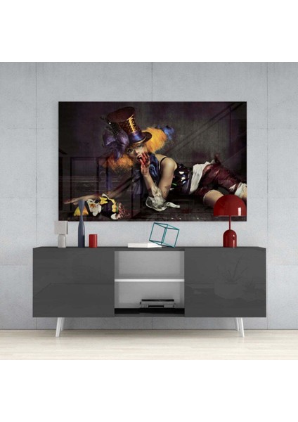 Kadın Palyaço Cam Tablo fırsatları