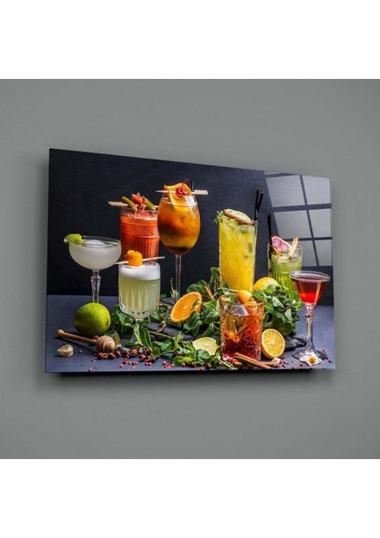 Kokteyller Cam Tablo modelleri