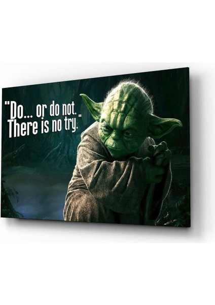 Yoda'nın Sözleri Cam Tablo
