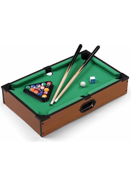 Ahşap Bilardo Seti, Eğlenceli ve Şık Tasarım, 3+ Yaş için ideal