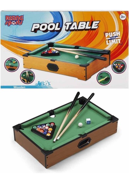 Ahşap Bilardo Seti, Eğlenceli ve Şık Tasarım, 3+ Yaş için ideal fiyatları