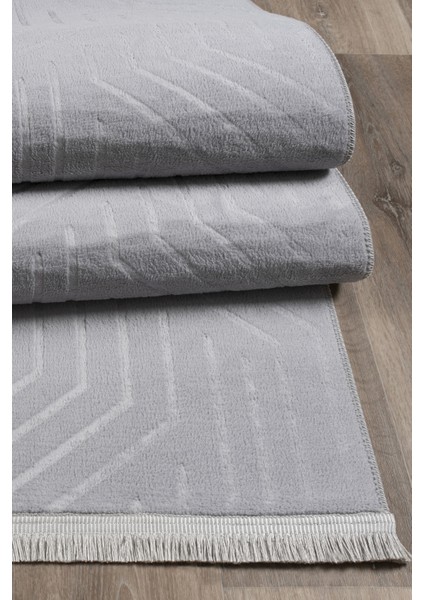 Kaymaz Taban Yıkanabilir Modern Salon Mutfak Oturma Odası Çocuk Odası Halısı 5025 Gri fırsatları