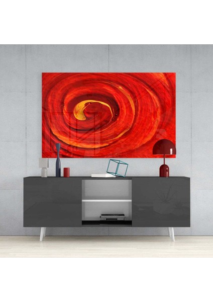 Kırmızının Döngüsü Cam Tablo fırsatları