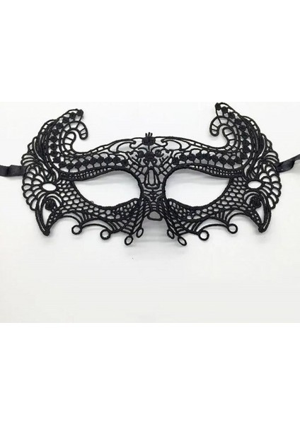 Siyah Dantel Kesim Parti Maskesi fiyatları