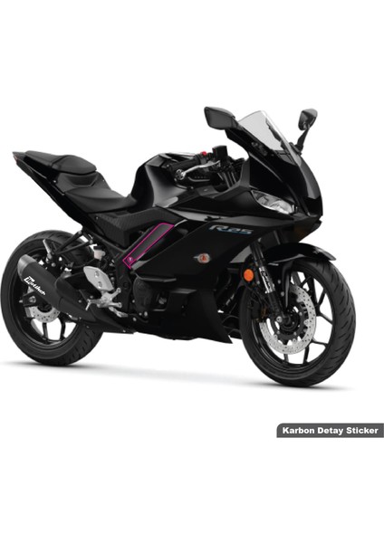 Yamaha YZF-R25 2019-2024 Grenaj Arkası Karbon Sticker Etiket Modeli fiyatları