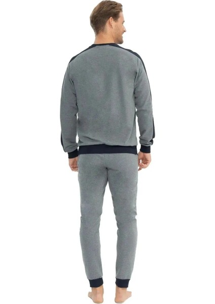 Uzun Kol Erkek Pijama Takım 18813 modelleri