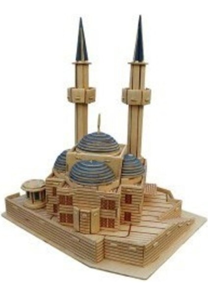 3D Büyük Boy Ahşap Cami Maketi Puzzle Ayasofya Camisi