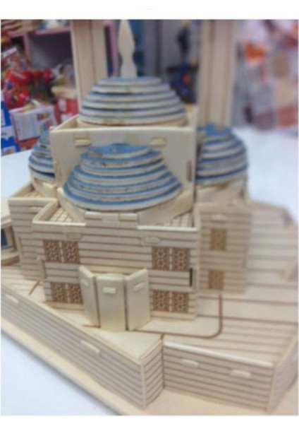 3D Büyük Boy Ahşap Cami Maketi Puzzle Ayasofya Camisi