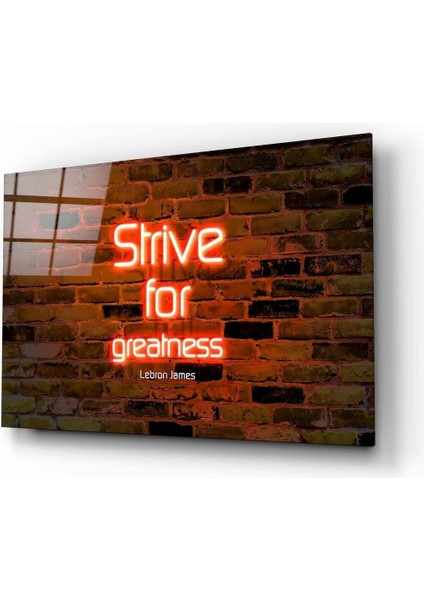 Lebron James'in Sözleri Cam Tablo