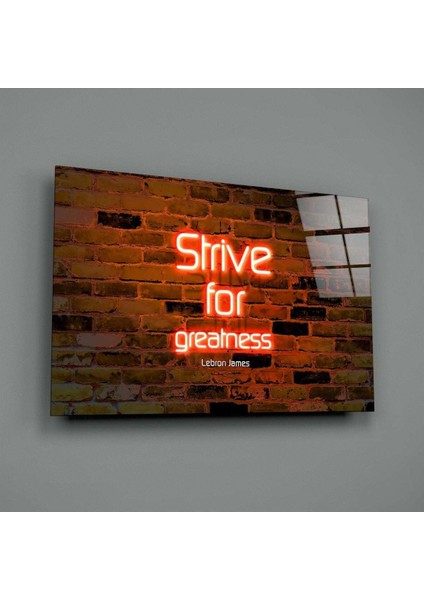 Lebron James'in Sözleri Cam Tablo modelleri