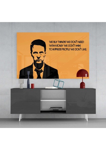 Dövüş Kulübü - Fight Club Cam Tablo fırsatları