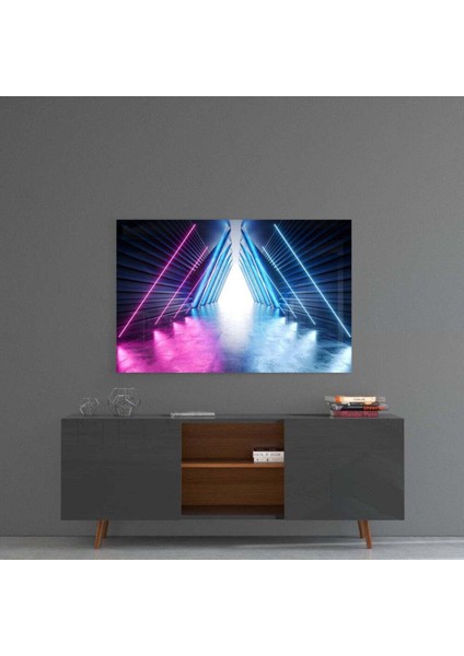 Neon Işıklar Cam Tablo fırsatları