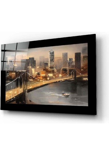 Brooklyn Köprüsü Cam Tablo