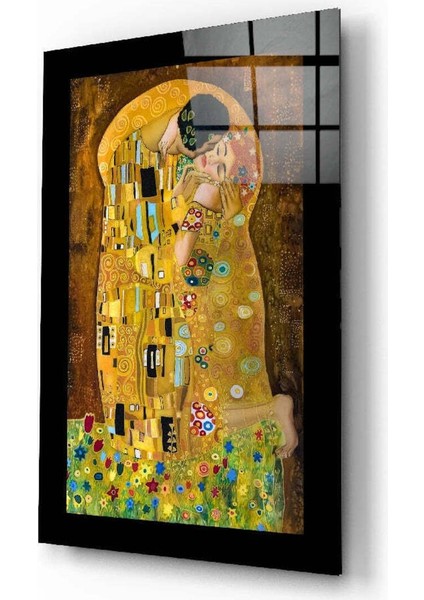 Gustav Klimt The Kisscam Tablo