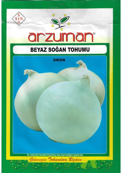 Beyaz Soğan Tohumu 5 gr Arzuman Tohumculuk