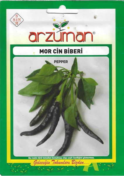 Mor Cin Biberi Tohumu 5 gr Arzuman Tohumculuk