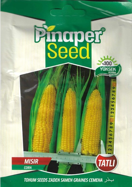 Tatlı Mısır Tohumu 25 gr Pınaper Tohumculuk