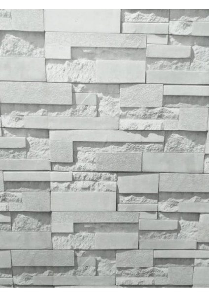 Gerçek Taş Görünümlü 3D Duvar Kağıdı Genişlik 53 cm Uzunluk 10 Metre fiyatları