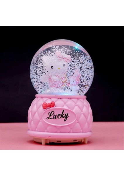 Hello Kıtty Işıklı Müzikli Orta Boy Kar Küresi modelleri