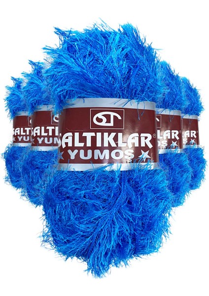 5 Adet Yumoş Sakallı El Örgü Ipi Yünü 03