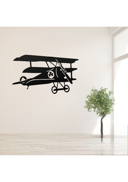 3 Kanatlı Uçak Sticker