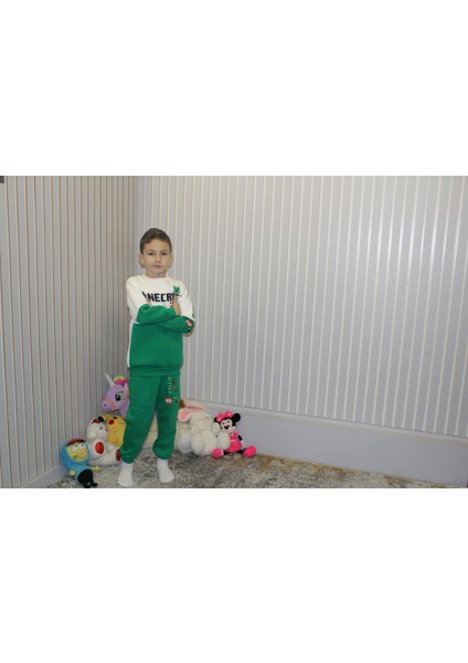 Erkek Çocuk Alt Üst3 Iplik Şardonlu Minecraft Desenli modelleri