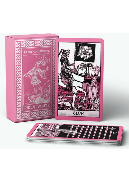 Pink Rider Waite Tarot ve Başlangıç Tarot Kitabı