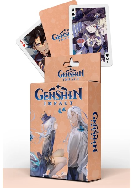 Genshin Anime Iskambil Poker Kartı