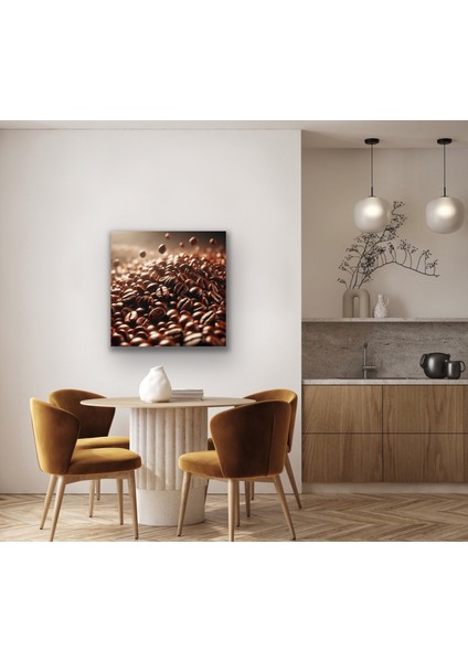 Kahve Çekirdekleri Kanvas Tablo 90 x 90 cm fırsatları