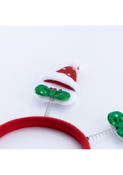 Çok Renkli Kar Tanesi ve Şapka Süsleri ile Yılbaşı Taç Seti fiyatları