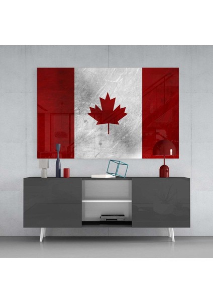Kanada Bayrağı Cam Tablo fırsatları