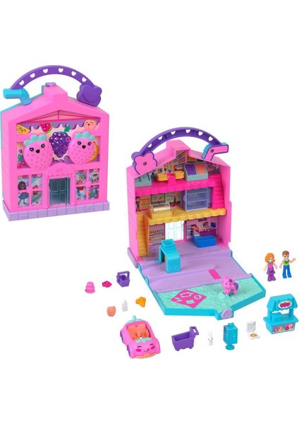 Nessiworld HRD45 Polly Pocket Eğlenceli Market Oyun Seti