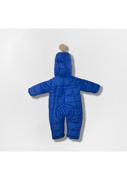 Çizgi Desenli Kapüşonlu Wellsoft Fermuar ve Çıtçıt Kapamalı Yürüyen Çocuk Kozmonot Mont modelleri