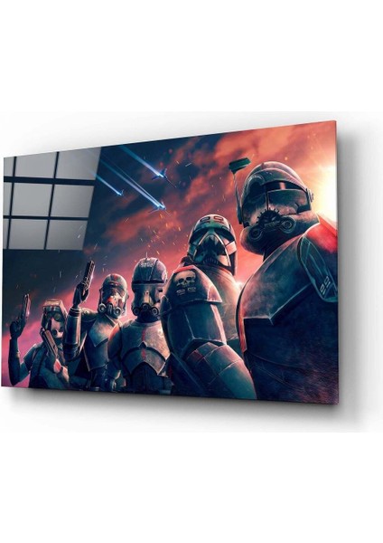 Yıldız Savaşları Kötü Parti Cam Tablo