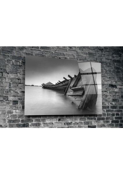 Gemi Enkazı Cam Tablo modelleri