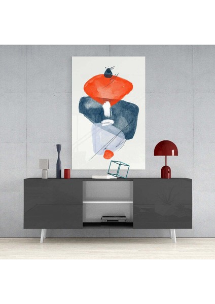 Soyut Şekiller Cam Tablo fırsatları