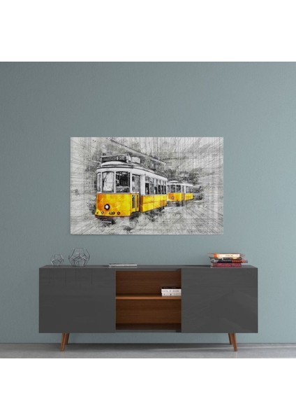 Sarı Tramvay Basel Cam Tablo fırsatları