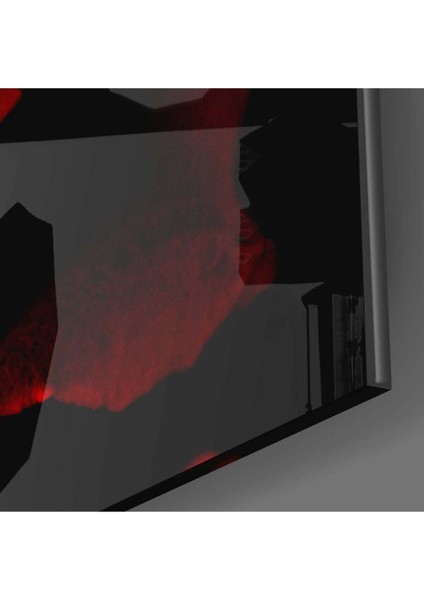 Kırmızı Gül Cam Tablo modelleri