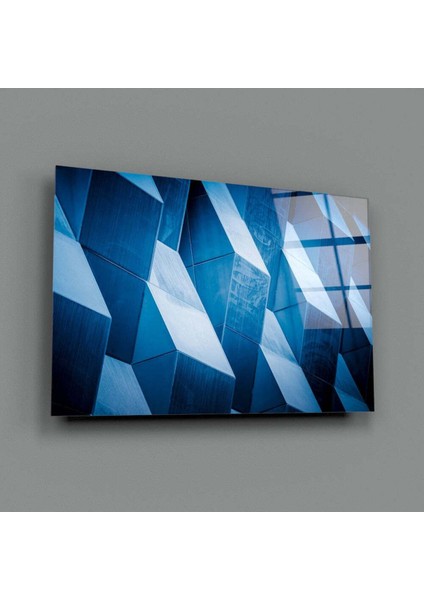 Mimari Geometrik Şekiller Cam Tablo modelleri