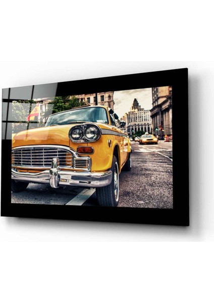 Vintage Taxi New York Cam Tablo
