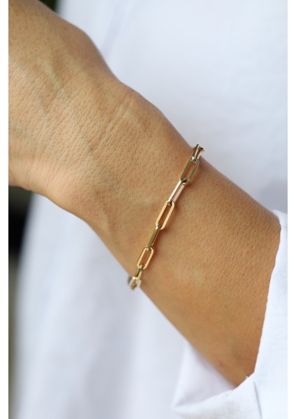 14 Ayar Altın Ataç Bileklik