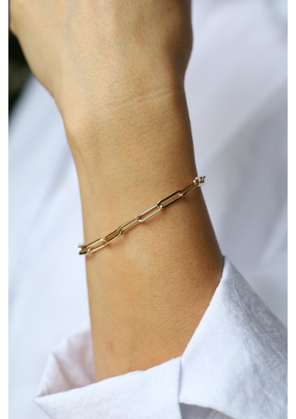 14 Ayar Altın Ataç Bileklik modelleri