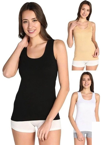 Ribana Geniş Askı Atlet 6'lı