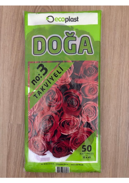 Ecoplast Takviyeli Renkli Mağaza Poşeti 3no 33X45CM Ebatında 1paket 50ADET fiyatları