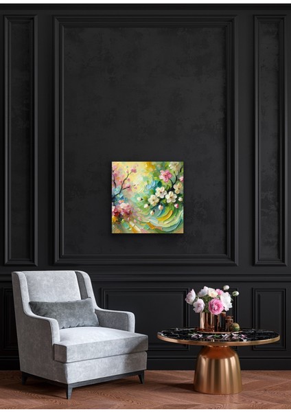 Ilkbahar Mevsimi Kanvas Tablo 60 x 60 cm