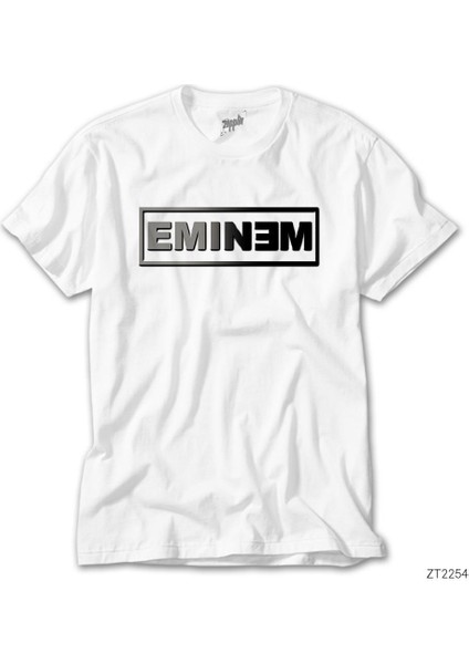 Eminem Logo Beyaz Tişört