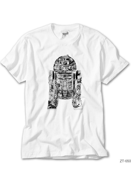 Star Wars R2D2 Mechanic Beyaz Tişört fiyatları