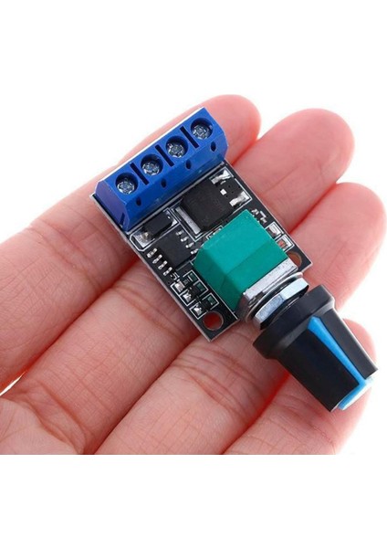 5V / 16V 10A Mini Dc Motor Sürücü Hız Kontrol Devresi 0-100% Pot Kontrollü Pwm Açma Kapama